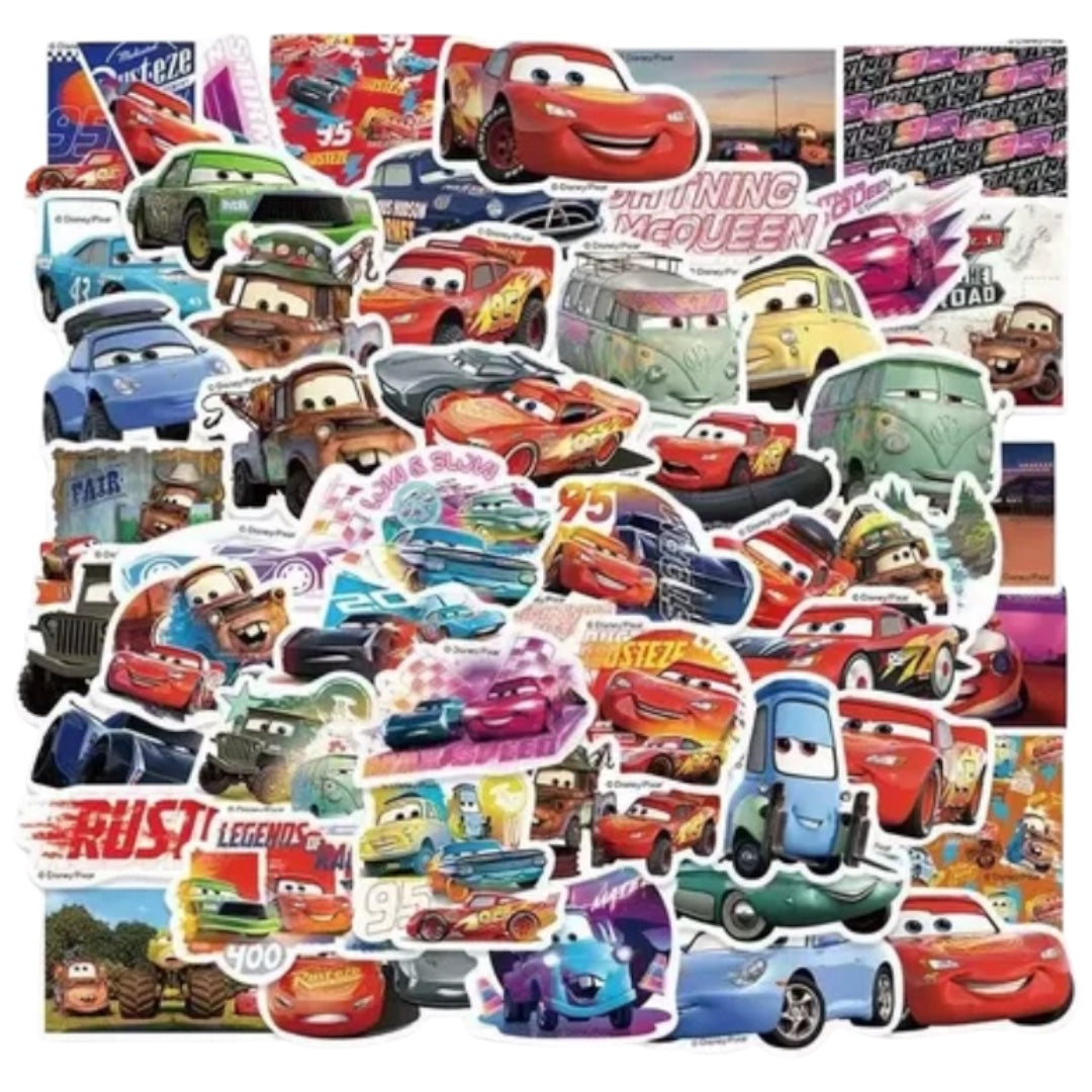 50 Stickers - Cars