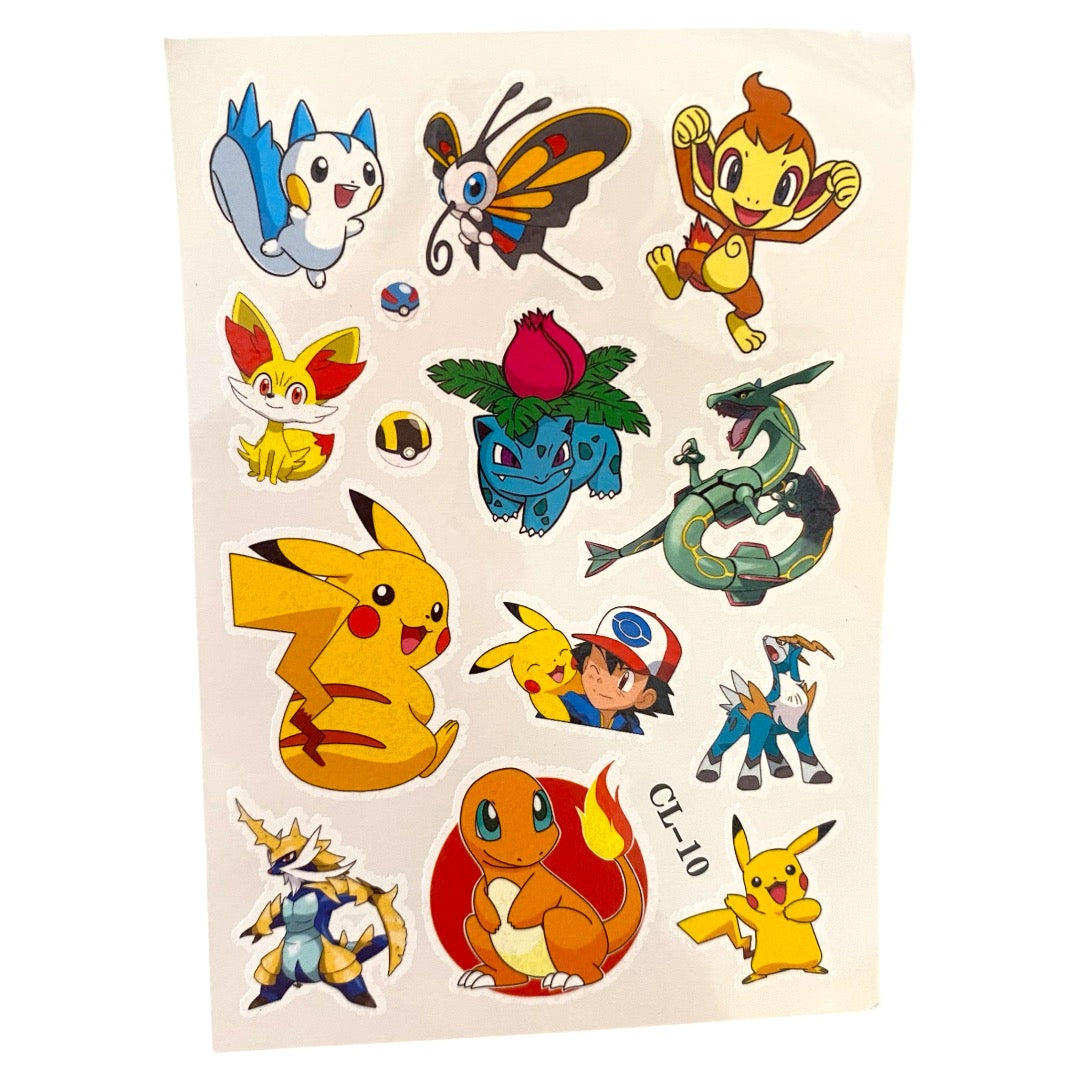 Tatuajes - Pokemon Modelo 2