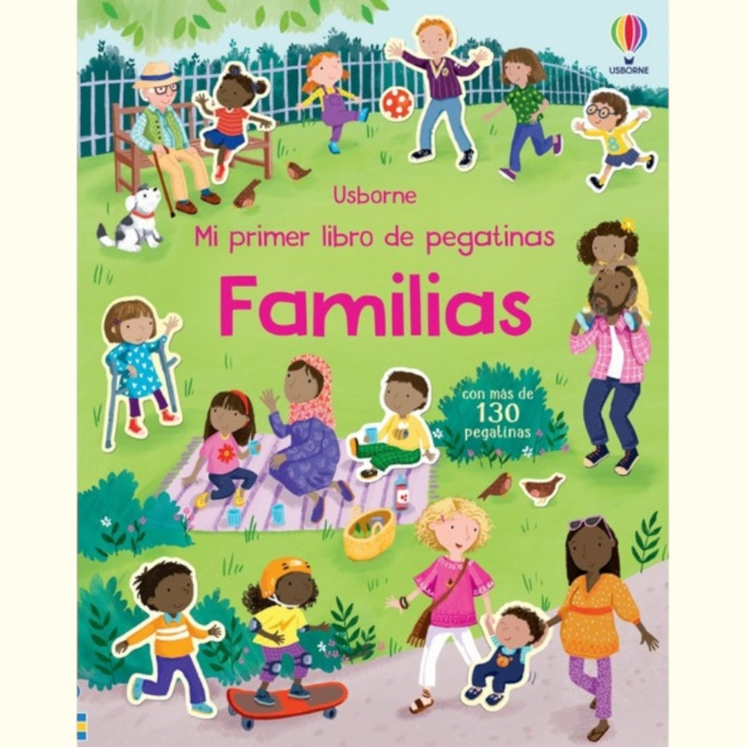 Mi primer libro de Pegatinas: Familias