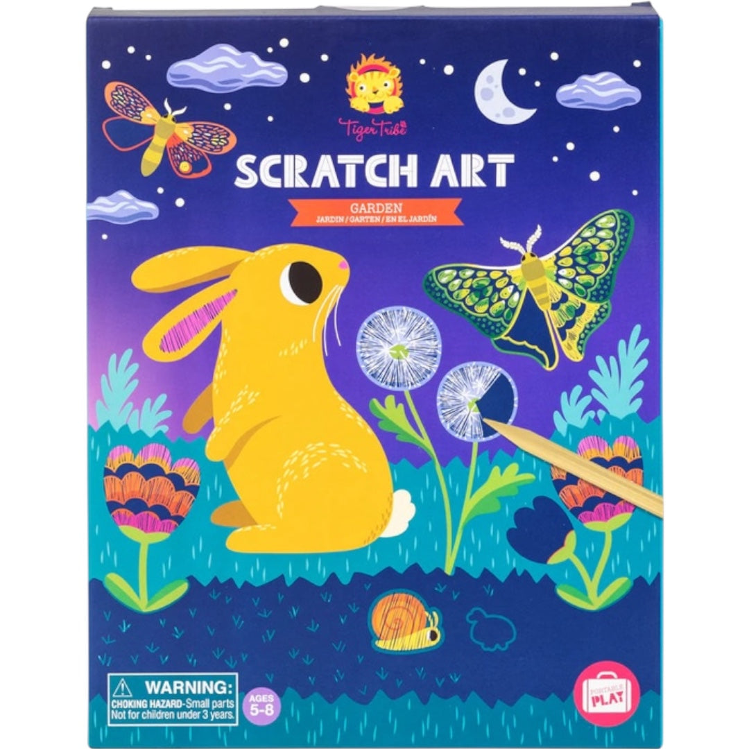 Scratch Art - Garden