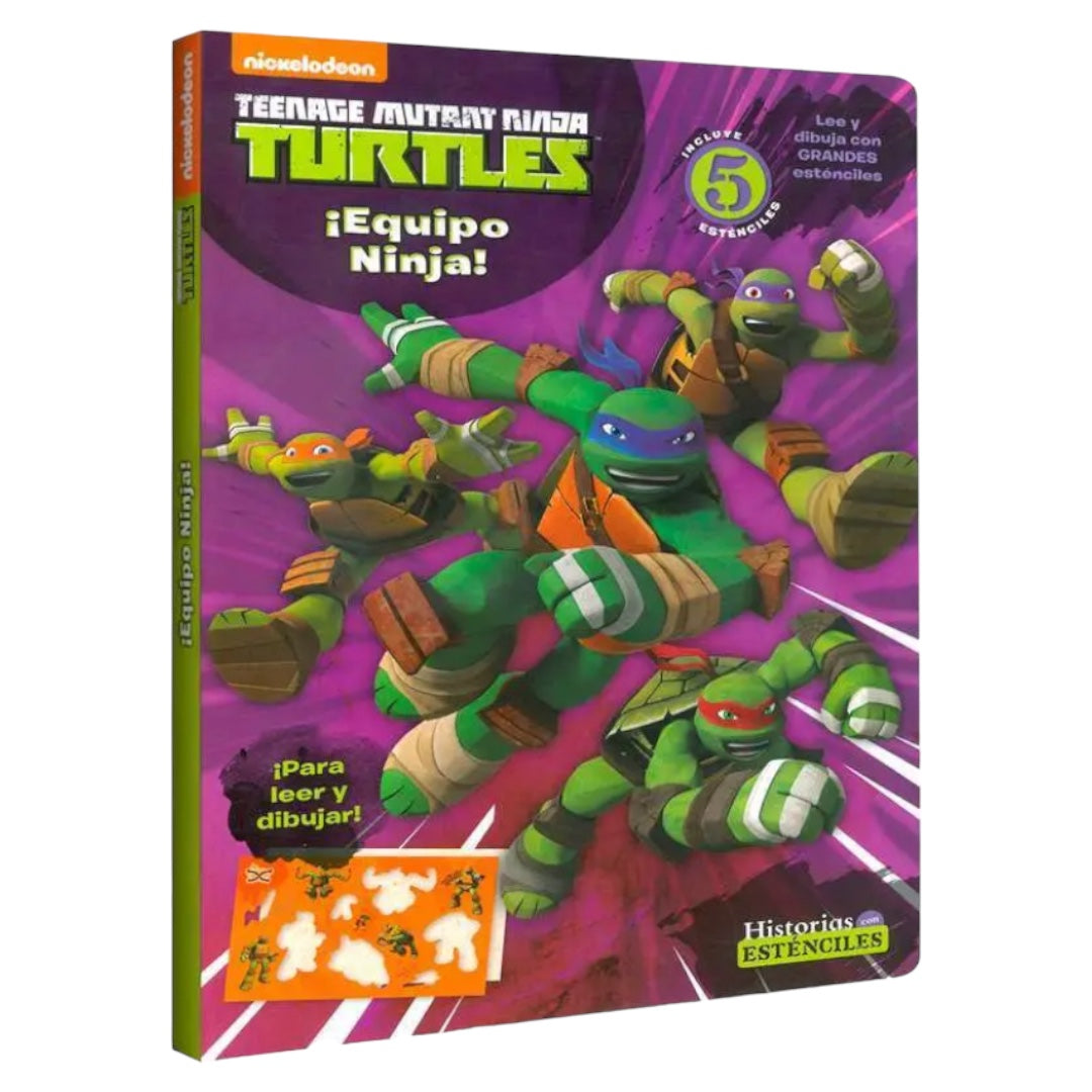 Teenage Mutant Ninja ¡Un Equipo Infalible! con Stencil
