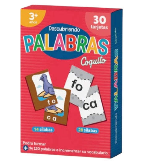 Tarjetas didáctica: Palabras
