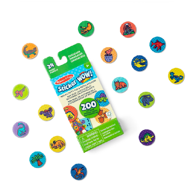 Sticker Wow Melissa & Doug Repuesto 200 Stickers + Cuadernillo