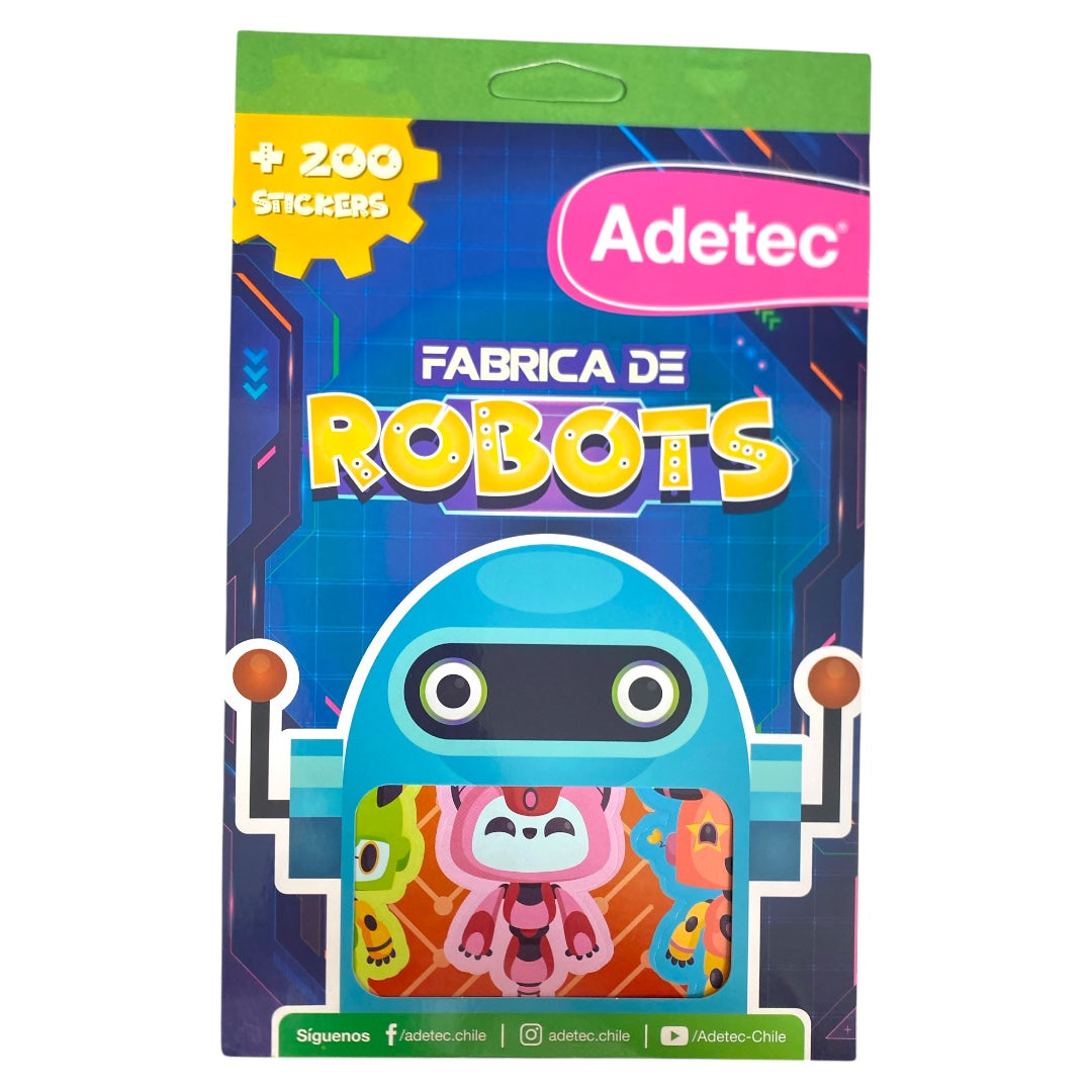 Block de Stickers Robots