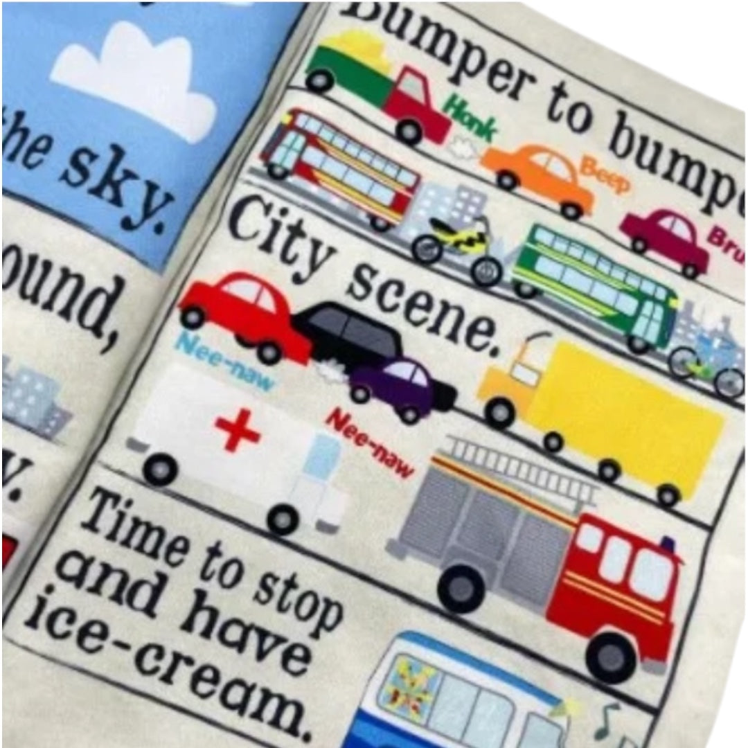 Libro de Tela Busy day on road