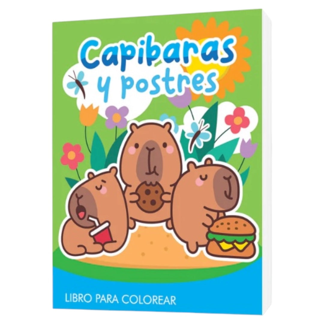Libros para colorear Capibara