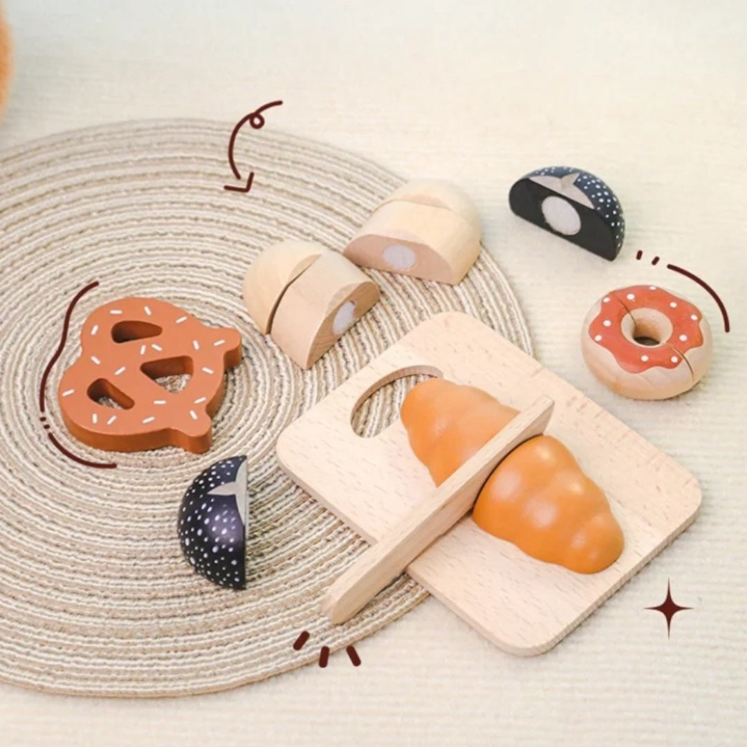 Juego de Panaderia de Madera