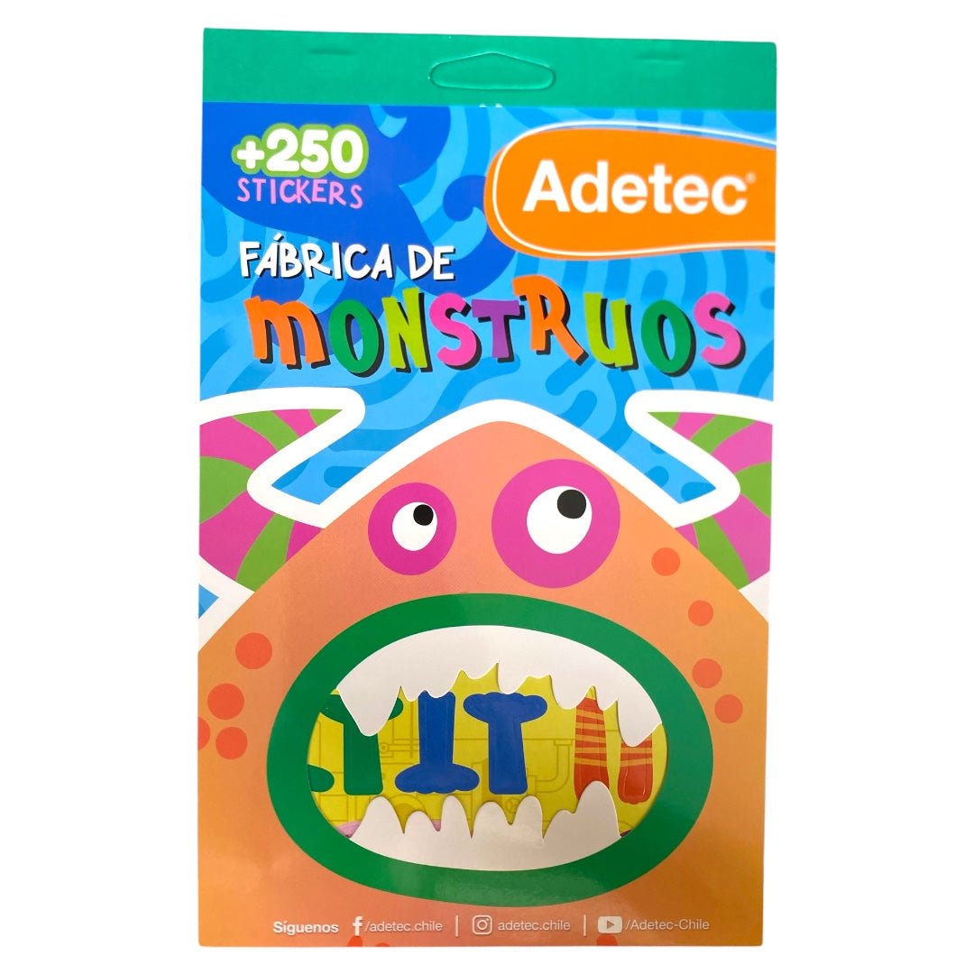 Block de Stickers Monstruos