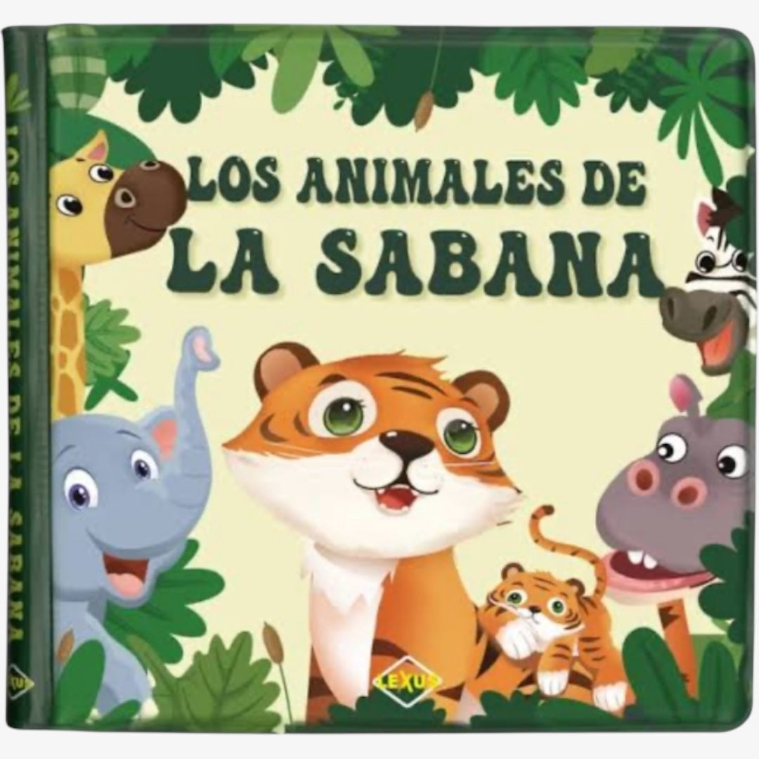 Libro para el baño: Los Animales de la Sabana