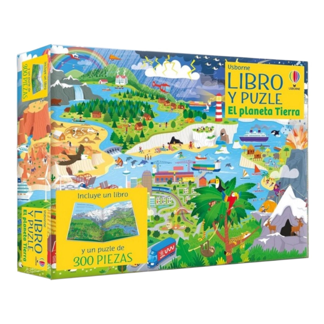Planeta Tierra : Libro + Rompecabezas