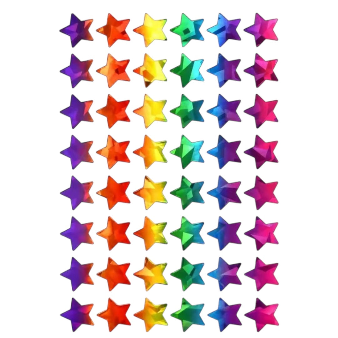 Láminas de Stickers -  Estrellas Modelo 3