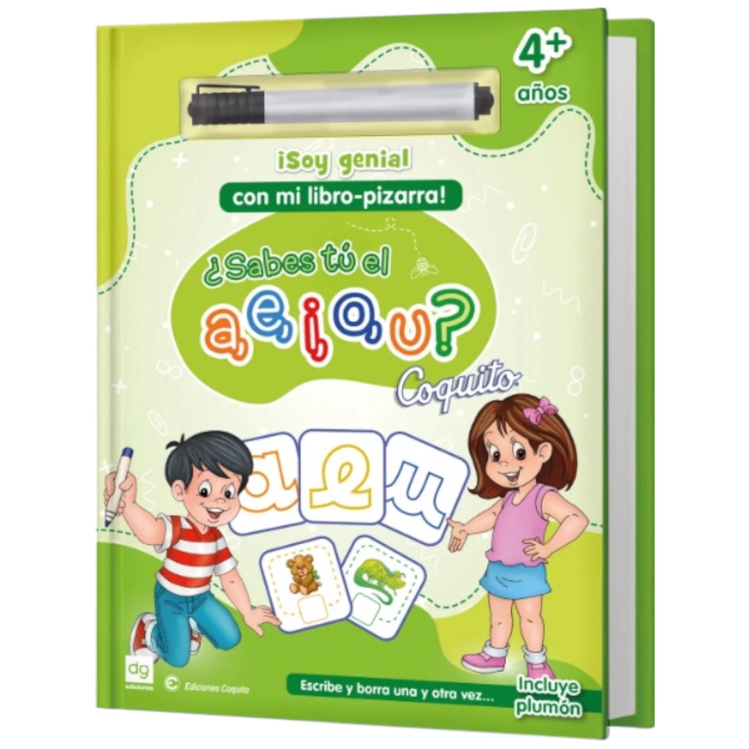 Pizarra soy genial sabes Tú EL A,E,I,O,U