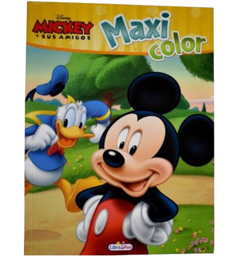 Maxi Color Mickey y sus Amigos Verde