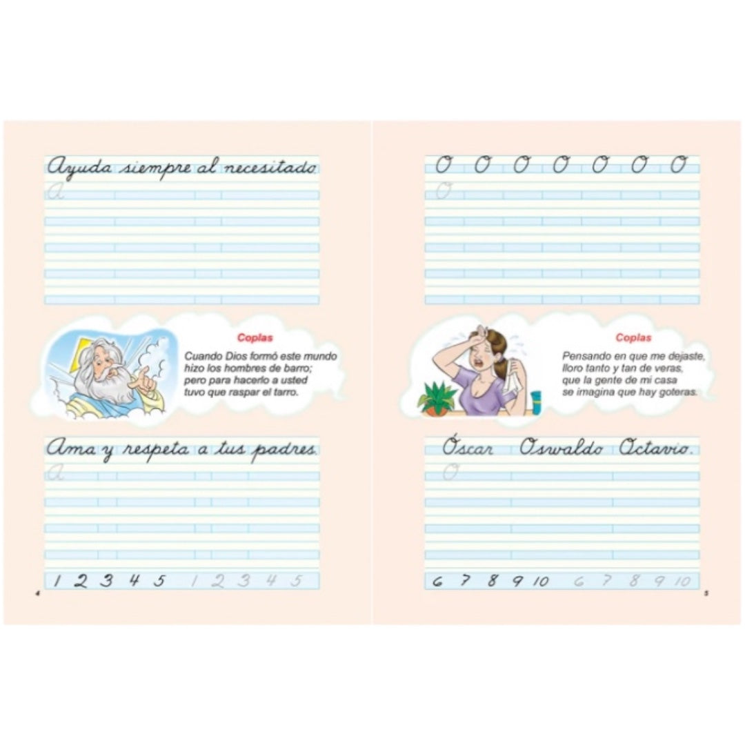 Caligrafía Palmer 3, 4 y 5