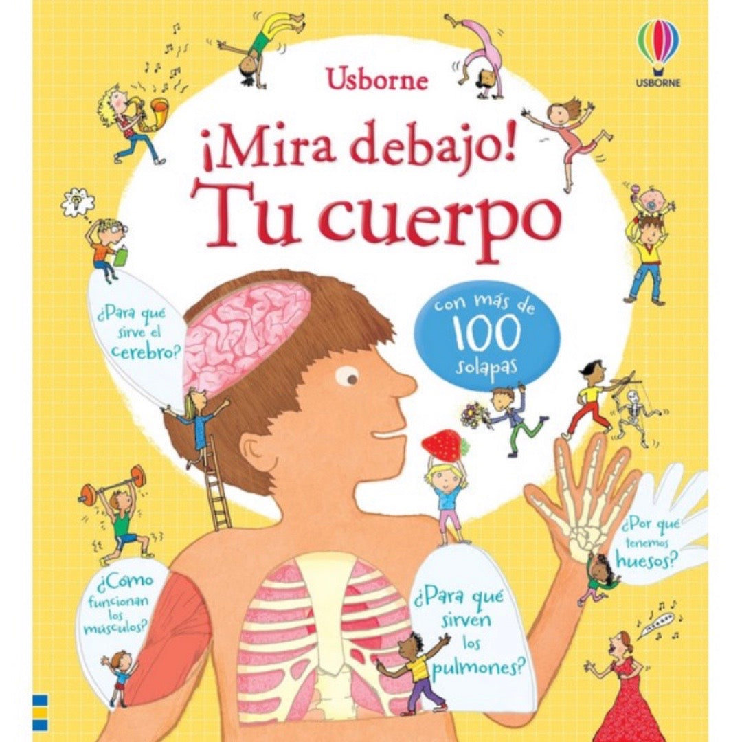 Tu cuerpo mira debajo con solapas
