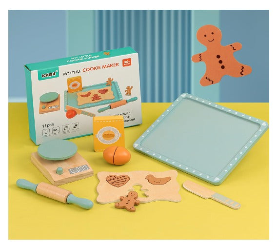 Juego para hacer galletas de madera