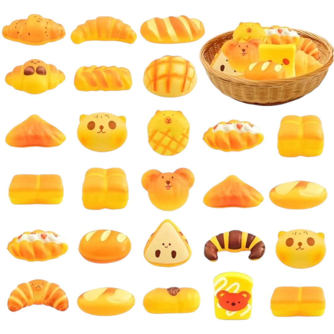 Pack x 5 Squishys Panecillos