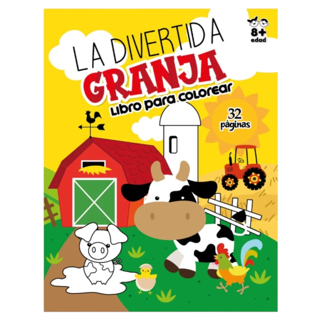 Libro para colorear : La Divertida Granja