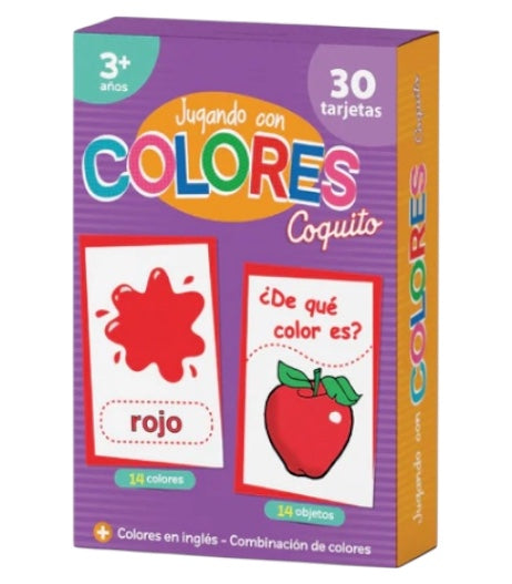 Tarjetas didáctica: Colores