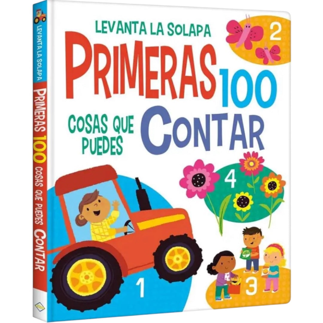 Mis primeros 100 cosas para contar, libro con solapas
