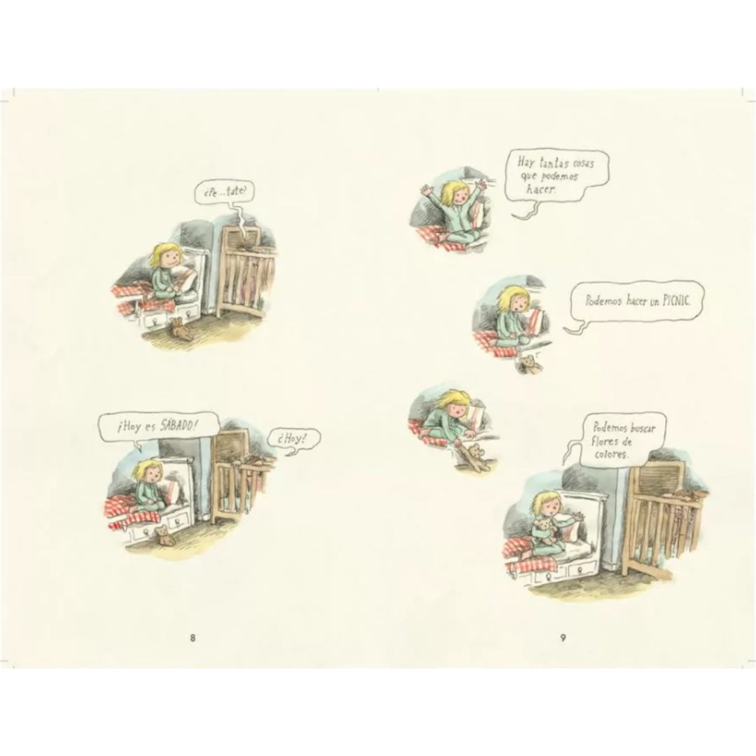 Los sábados son como un gran globo rojo- Liniers