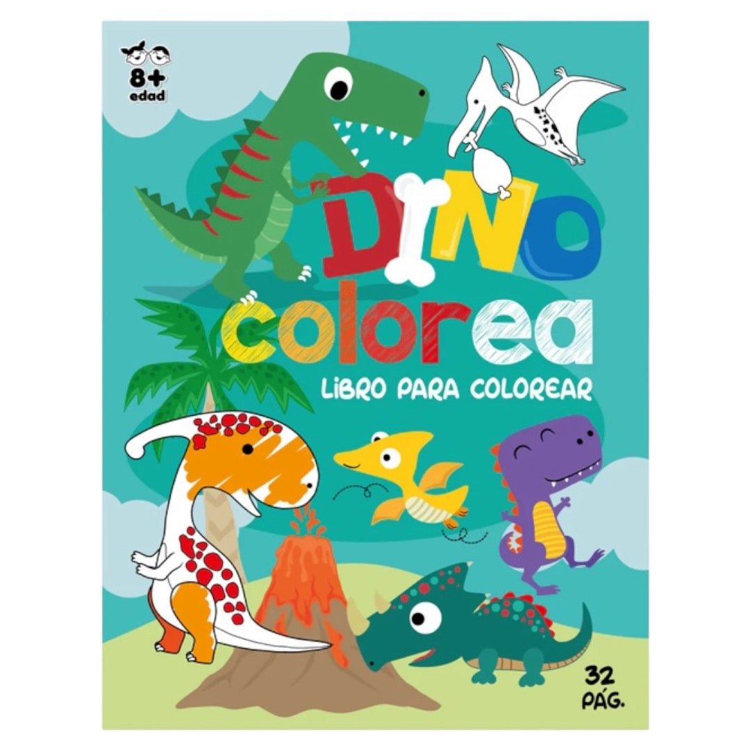 Libro para colorear : Dino Colorea