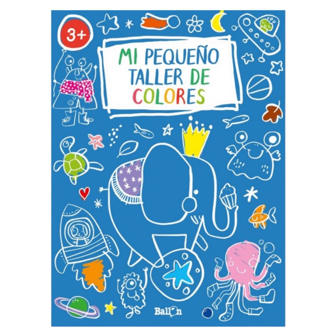 Libro para colorear - Mi pequeño Taller azul