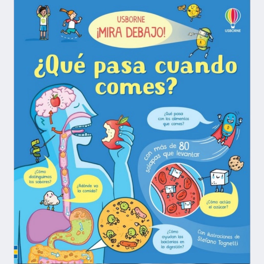 Que pasa cuando comes mira debajo con solapas