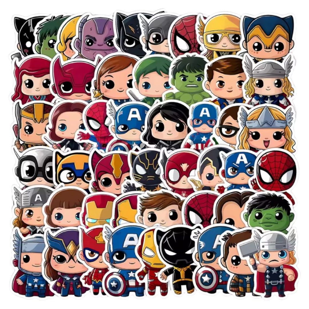 Pack 50 stickers Avengers