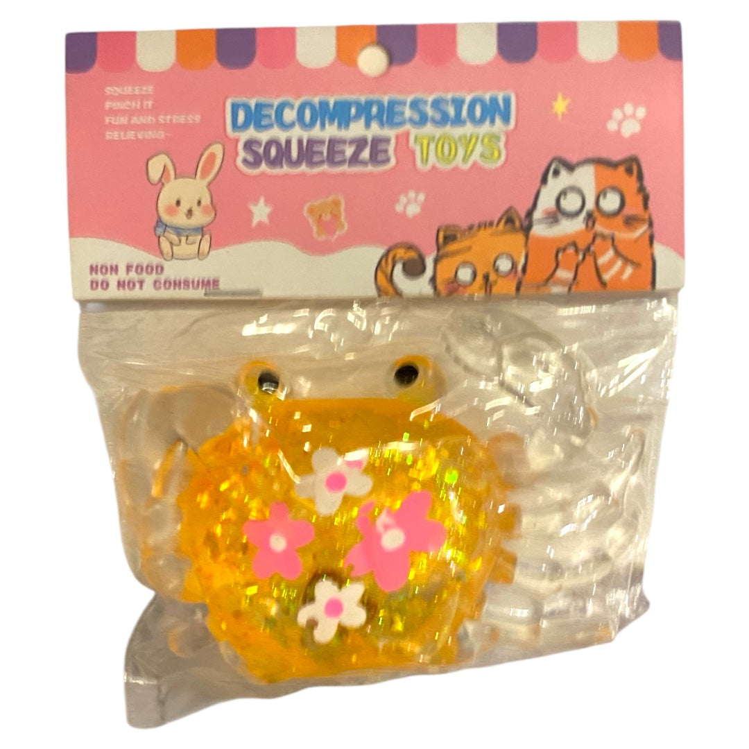 Squishys Cangrejo con escarcha y luces