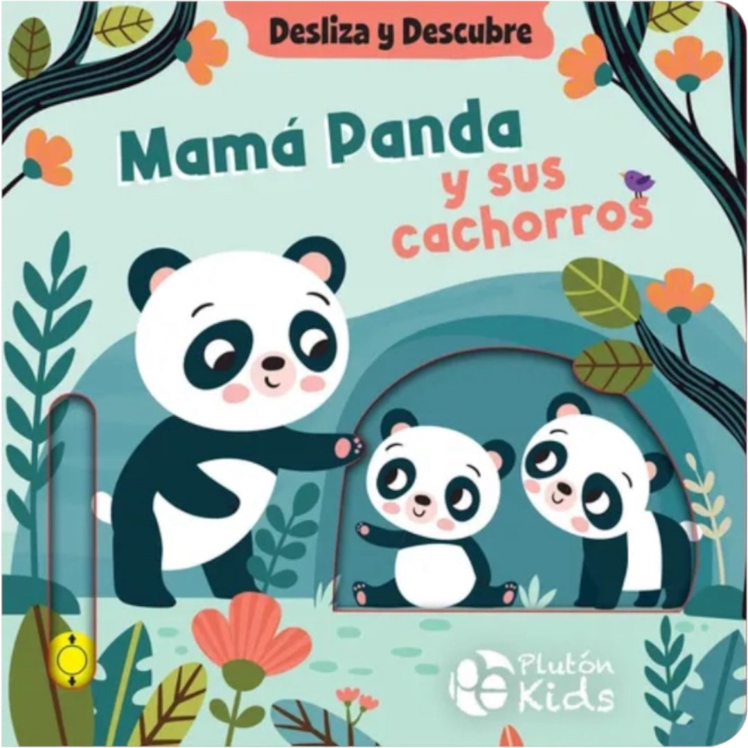 Mama panda y sus cachorros