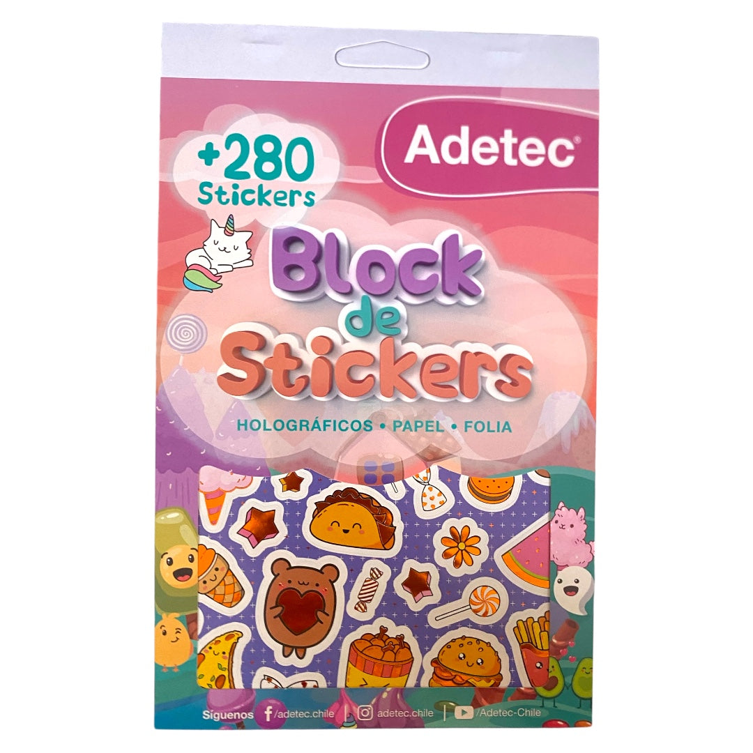 Block de Stickers Kawai