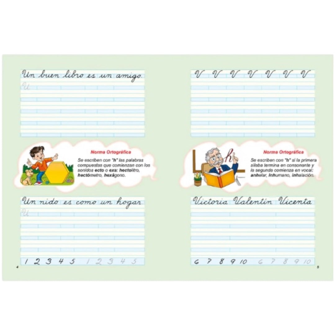 Caligrafía Palmer 3, 4 y 5