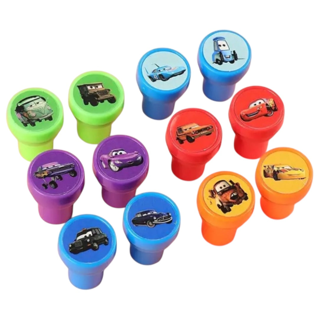 Pack x 6 sellos Cars