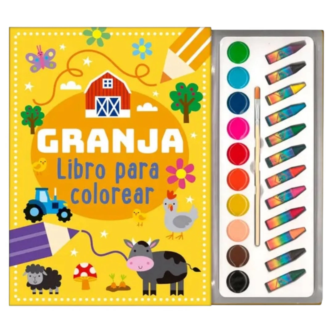 Granja – Libro para Colorear