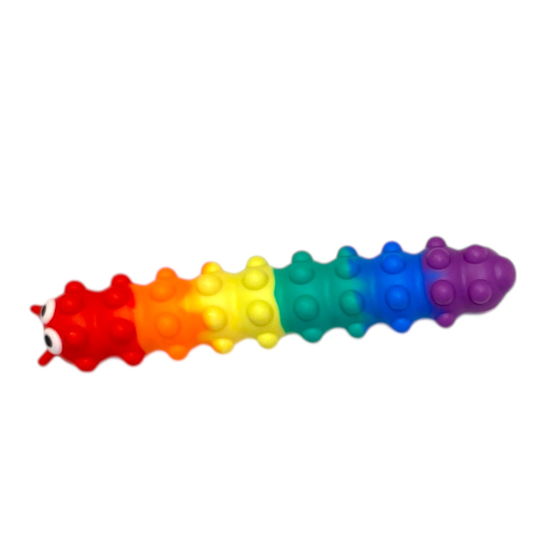 Gusano Sensorial Pop It Luminoso