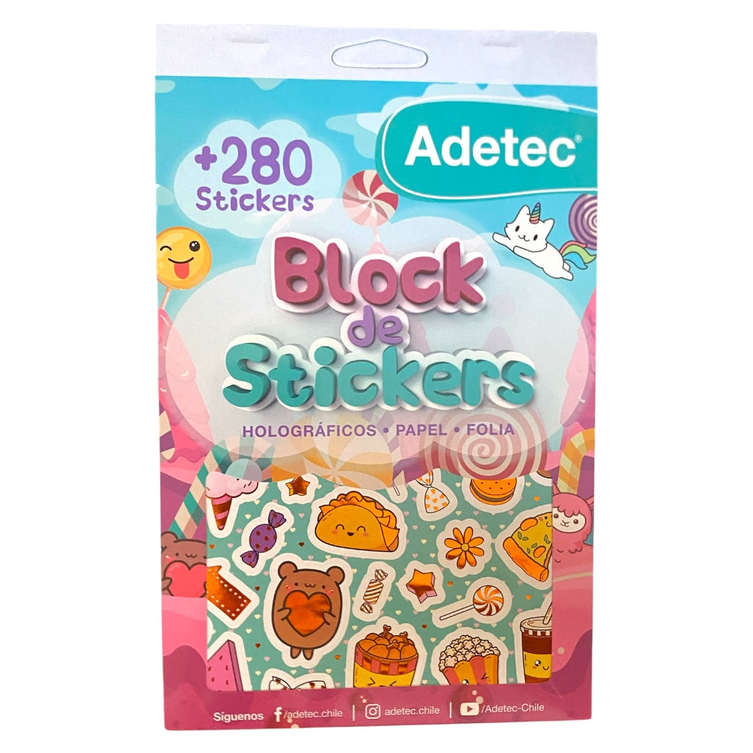 Block de Stickers Kawai