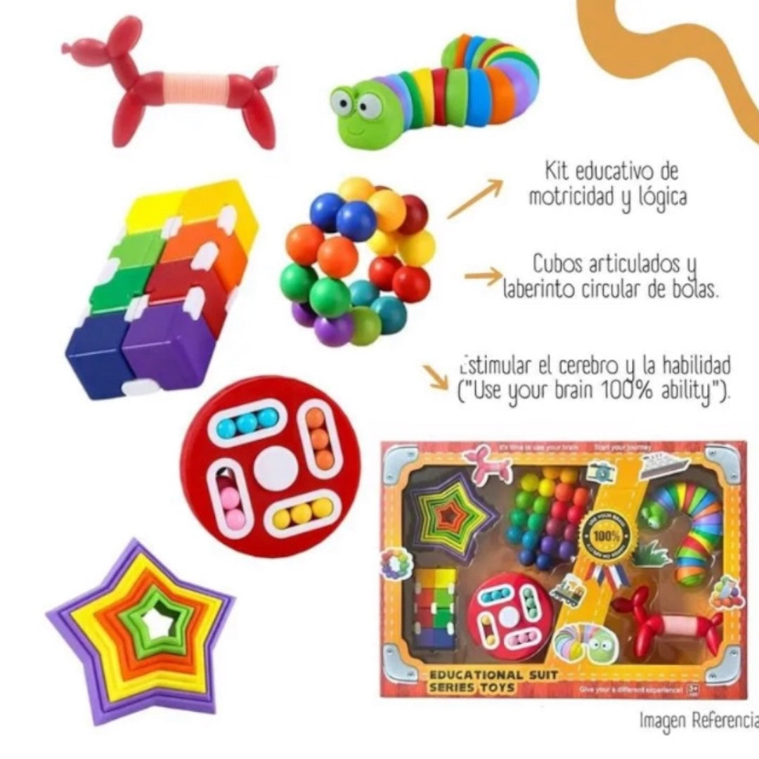 Kit sensorial : 6 juegos