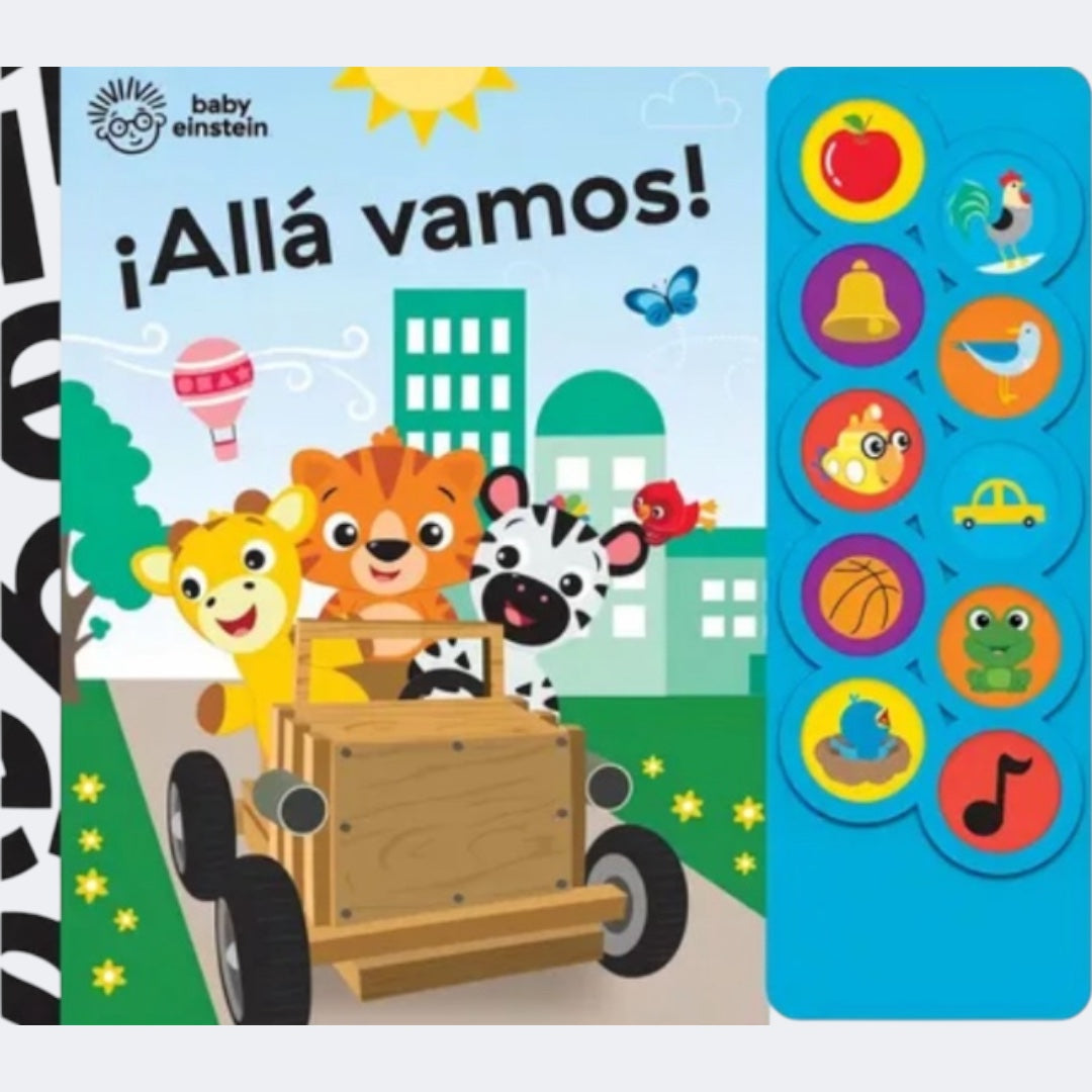 Libro con Sonidos Baby Einstein- Allá Vamos