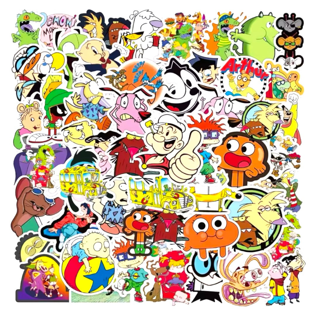 50  Stickers - Cartoon Network