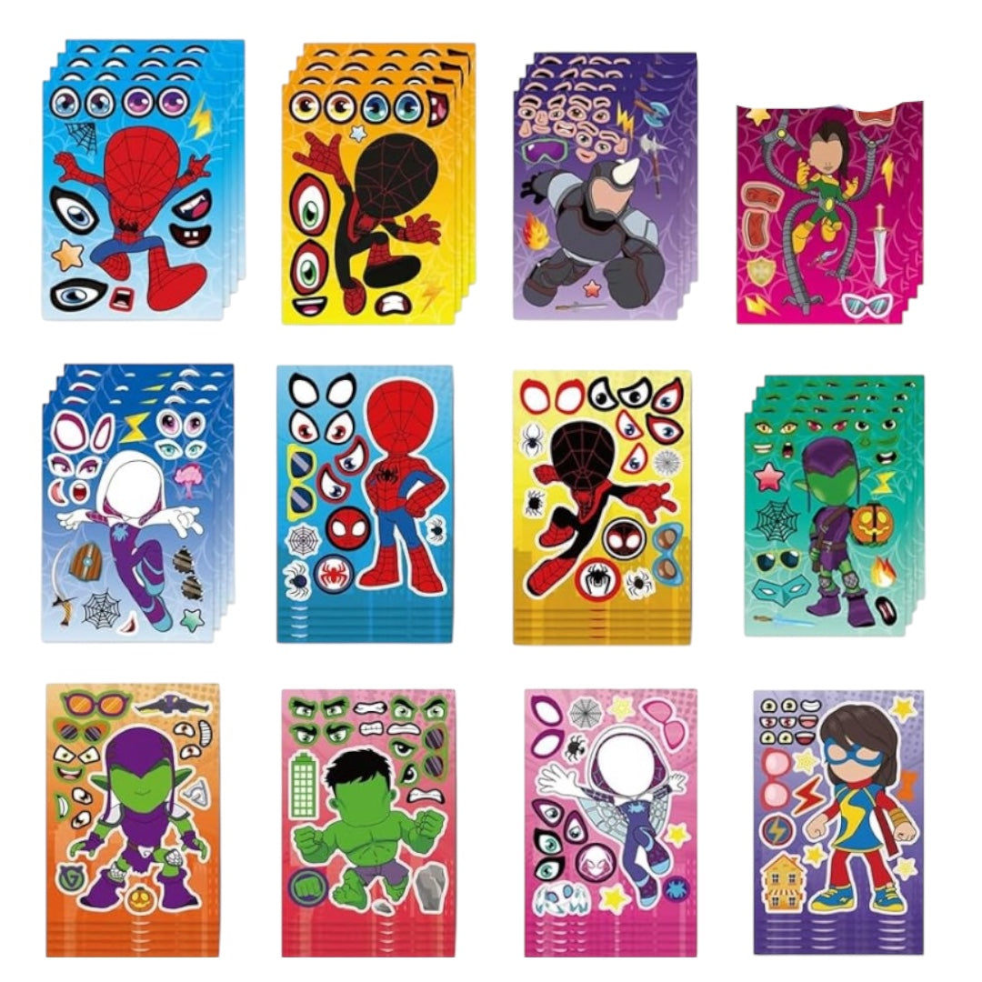 Láminas de Stickers - Avengers Modelo 2
