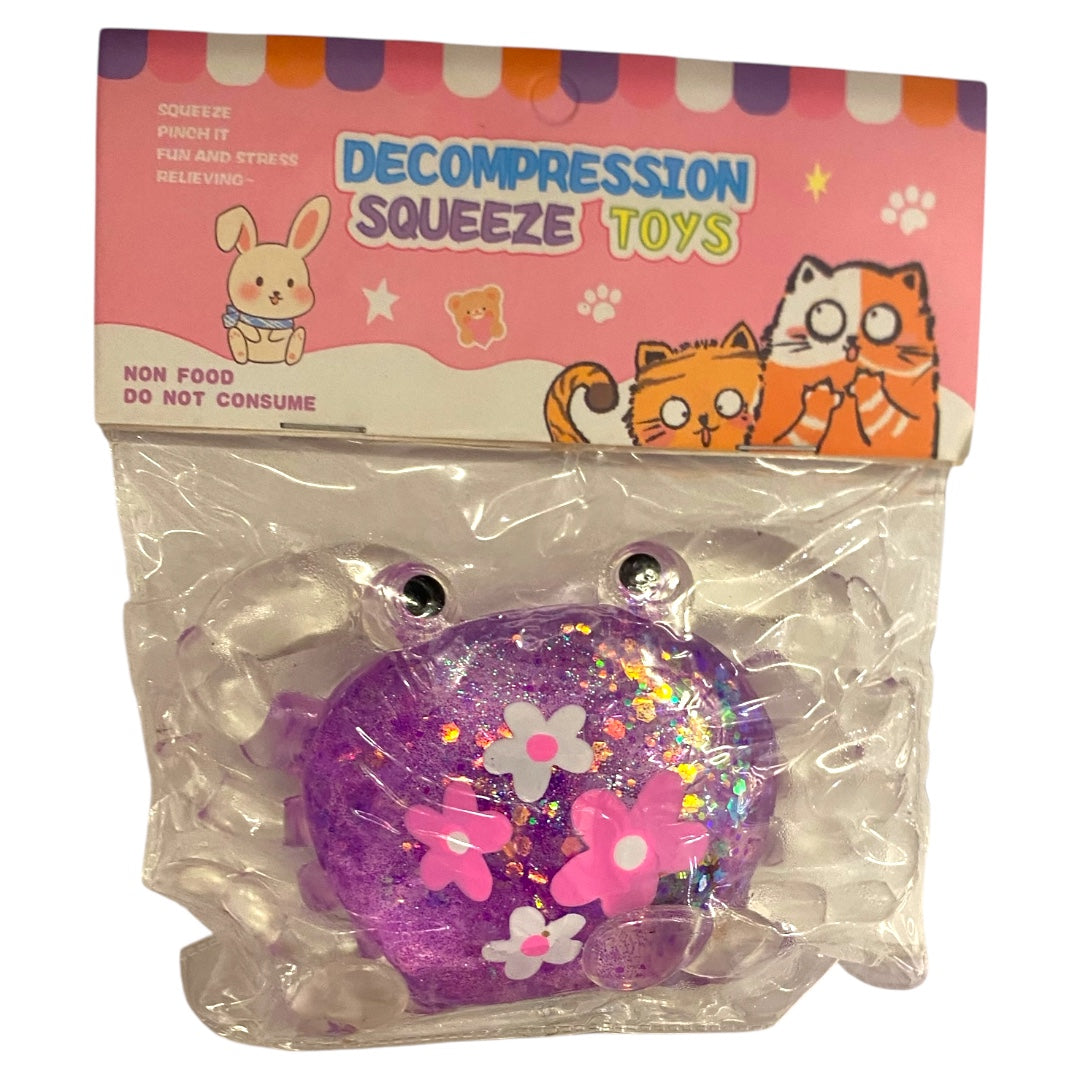 Squishys Cangrejo con escarcha y luces