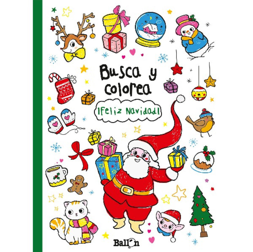 Busca y Colorea - Feliz Navidad