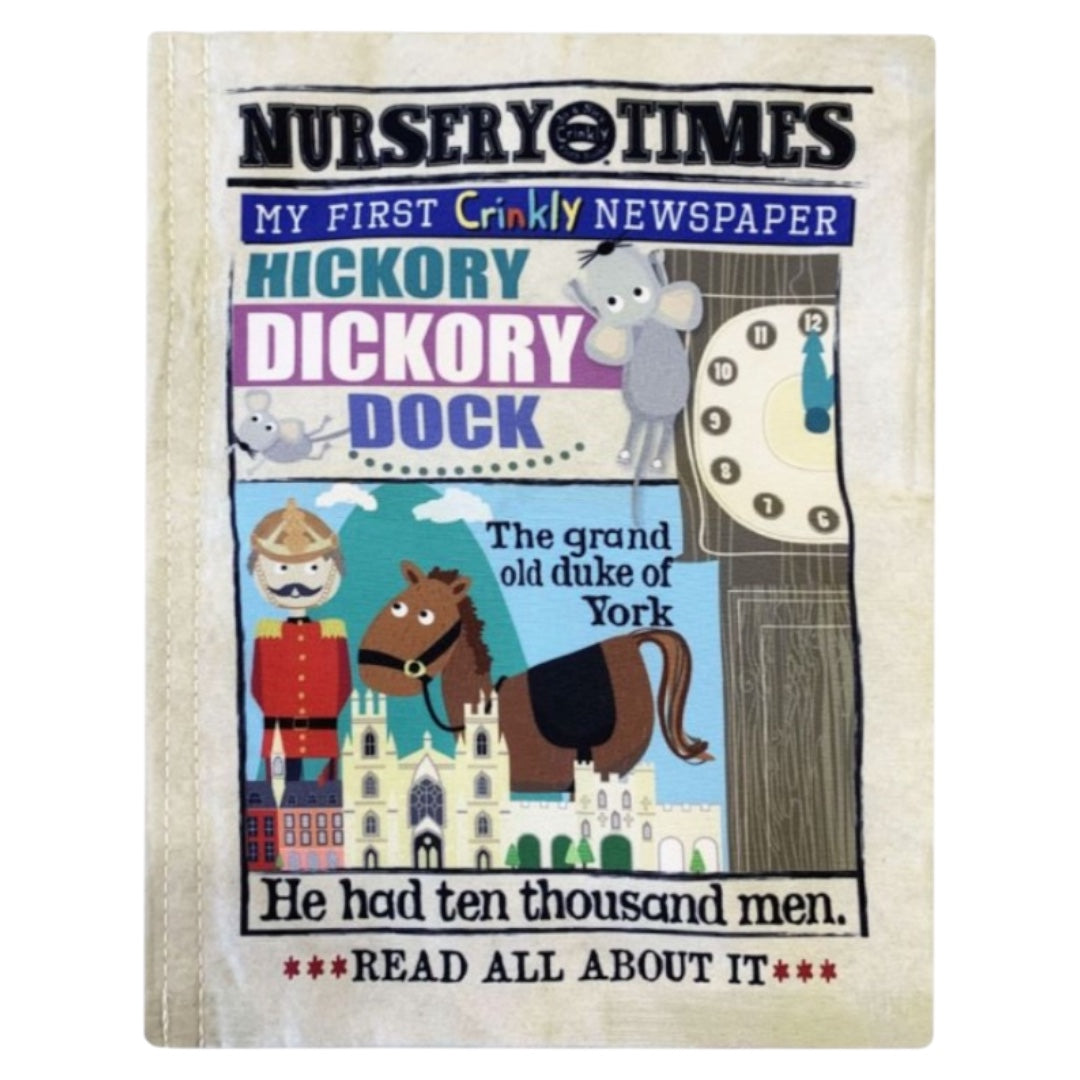 Libro de Tela CRINKLY Hickory Dickory