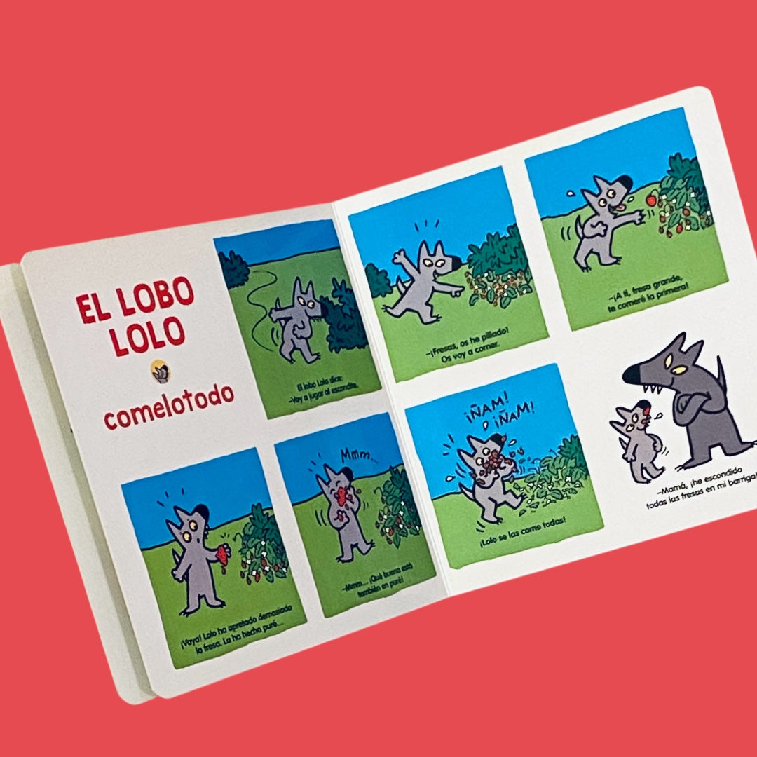 EL LOBO LOLO UN LOBITO MUY CARIÑOSO