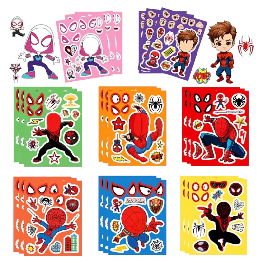 Láminas de Stickers - Spiderman