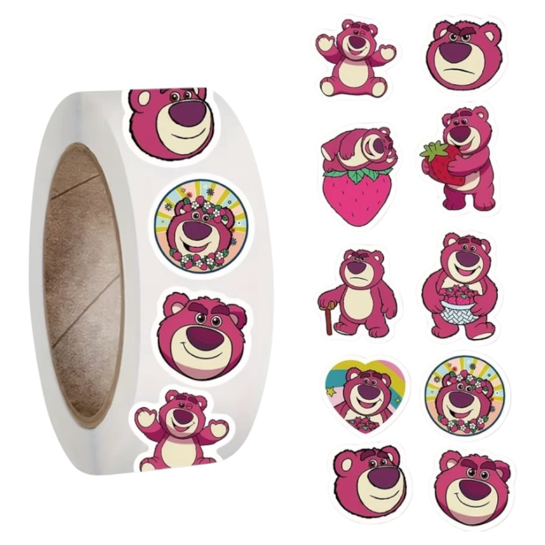100 stickers en rollo Toy Story - Lotso