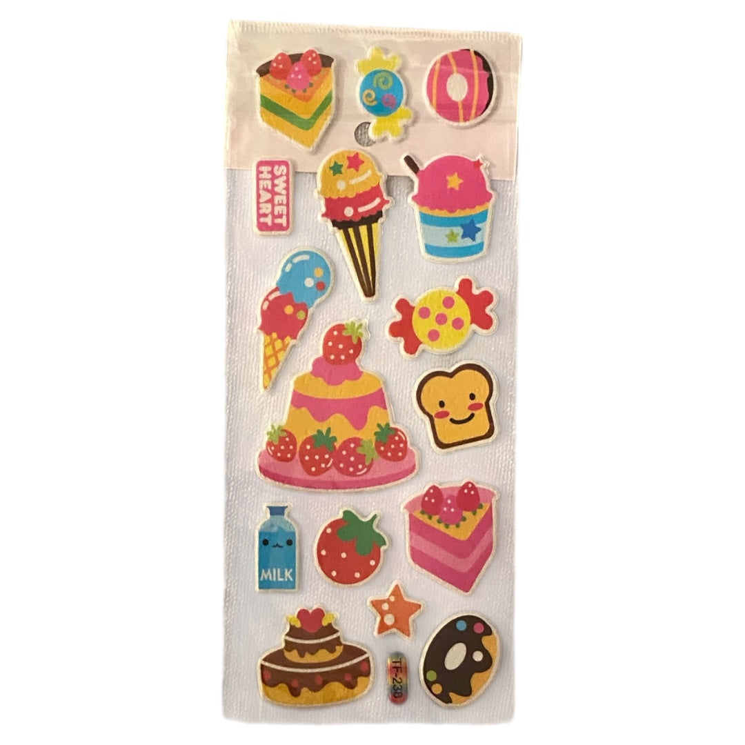 Láminas de Stickers - Comida