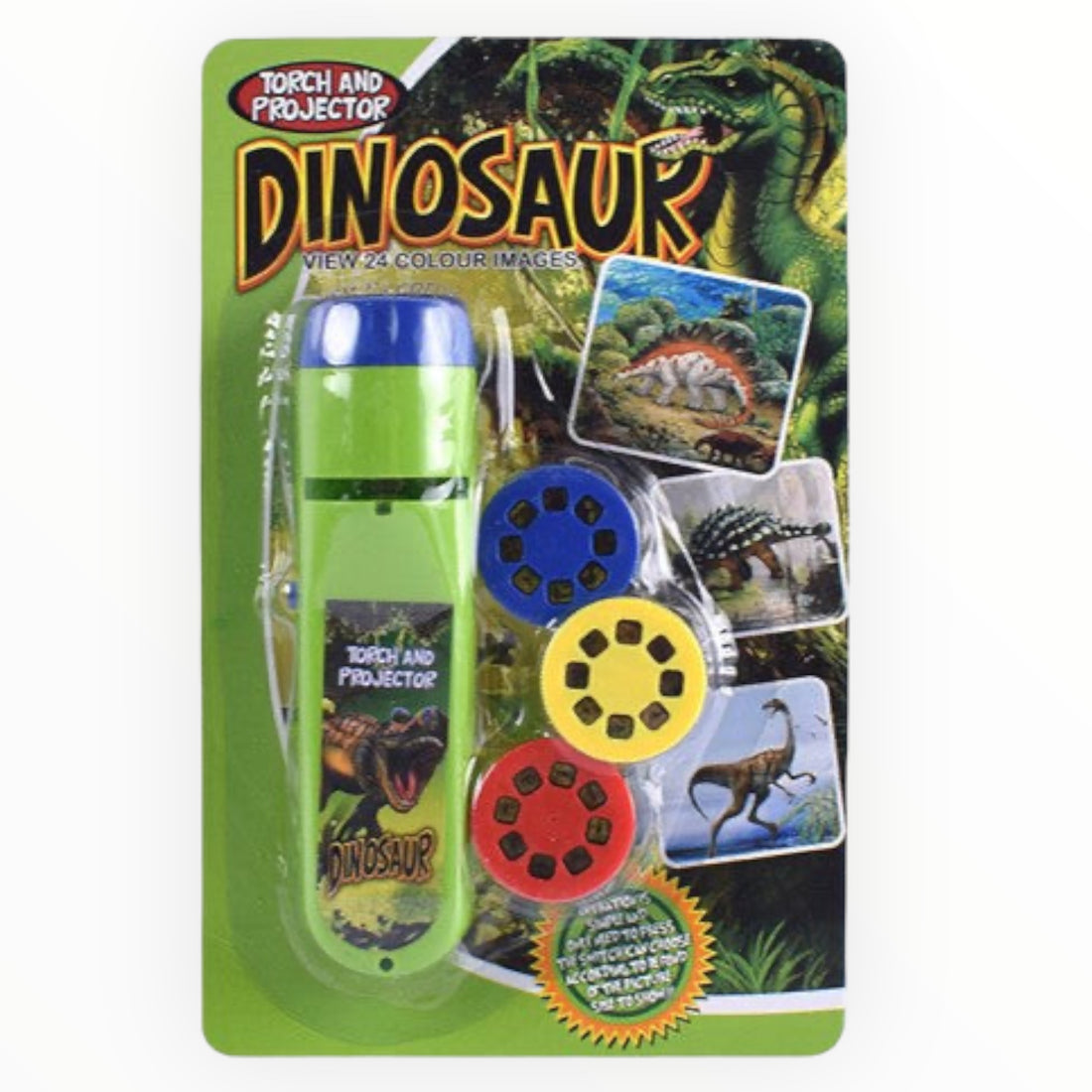 Linterna con Proyector - Dinosaurios