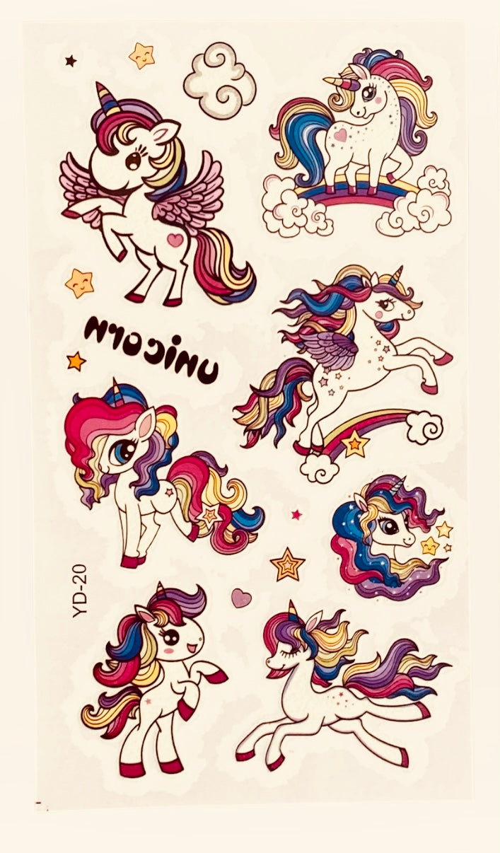 Tatuajes - Unicornios BO